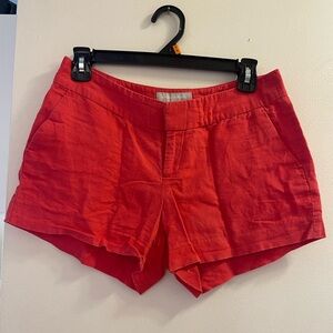 Banana Republic Red Linen Women's Shorts